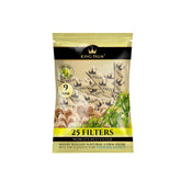 KING PALM 25CT CORN HUSK FILTERS PER PACK | 9MM